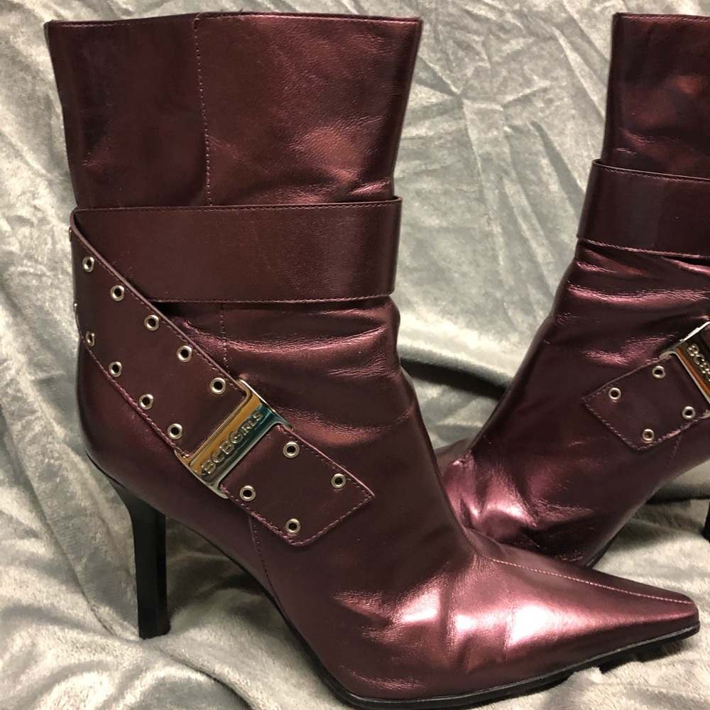 BC BG purple boots